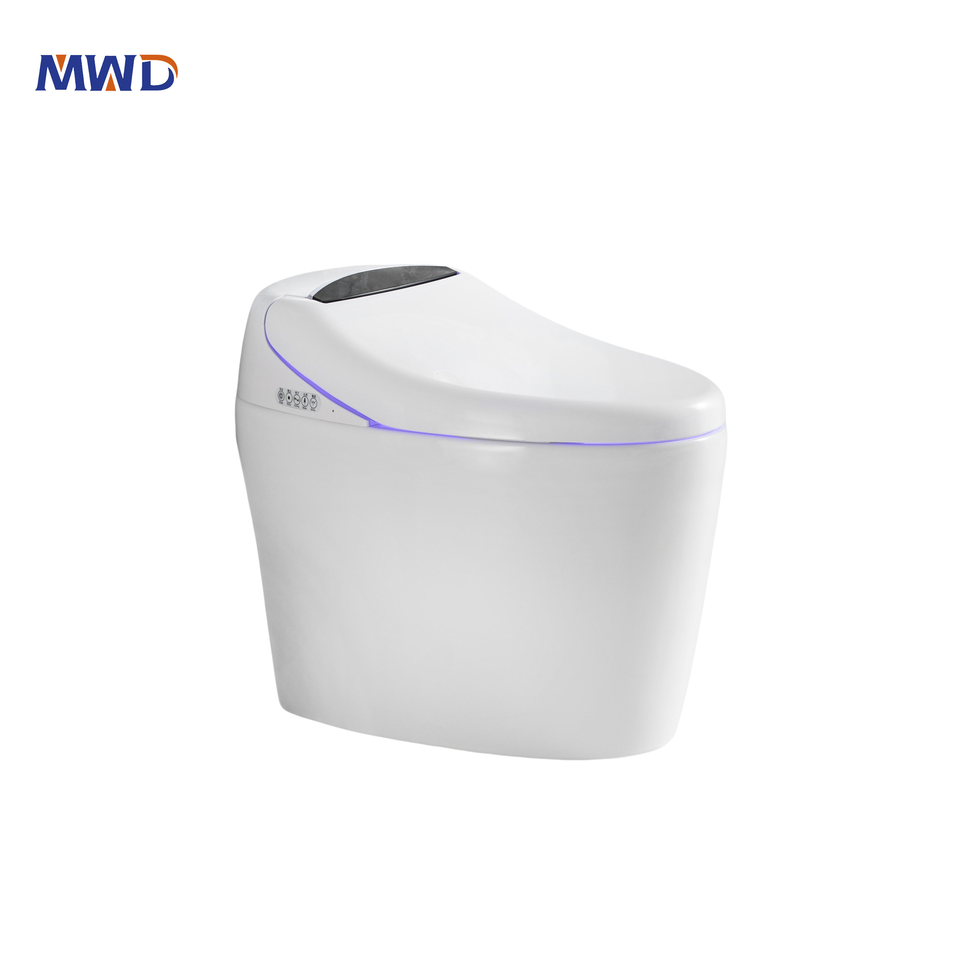 CUPC Certified Smart Toilet - Bidet, Side Button & Assist in Defecation