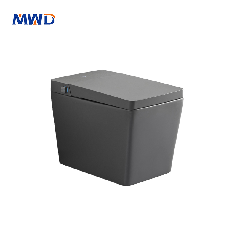 MWD Square Smart Toilet | Modern Grey Matte Finish