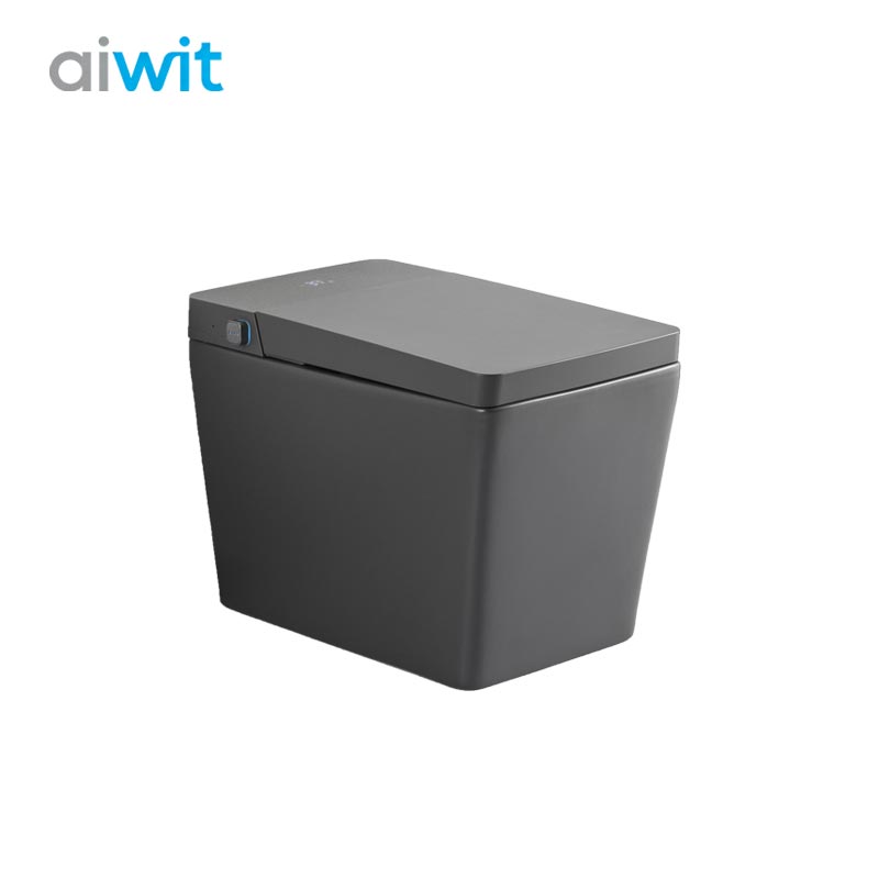 Aiwit Square Smart Toilet | Modern Grey Matte Finish